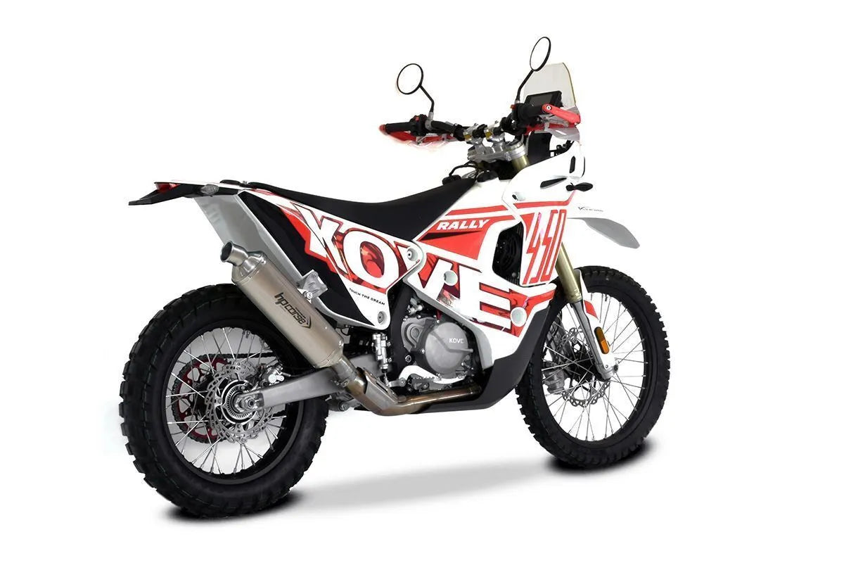 Kove 450 Rally - HP Corse SP-2 400 Titanium Slip-On (Road Legal)