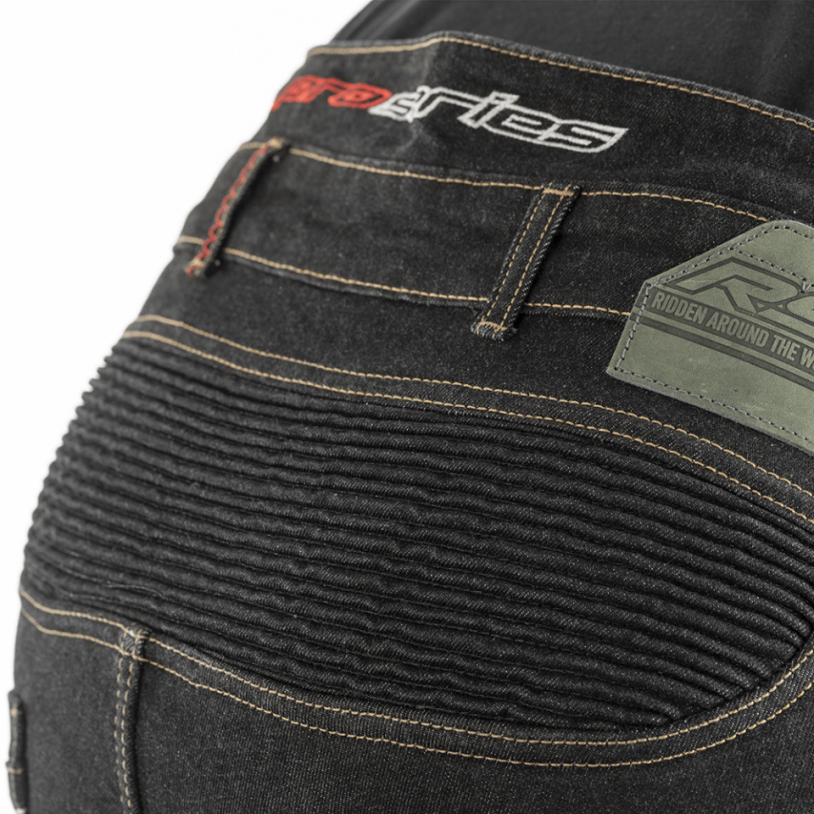 Tech Pro CE Mens Textile Jean - Solid Black