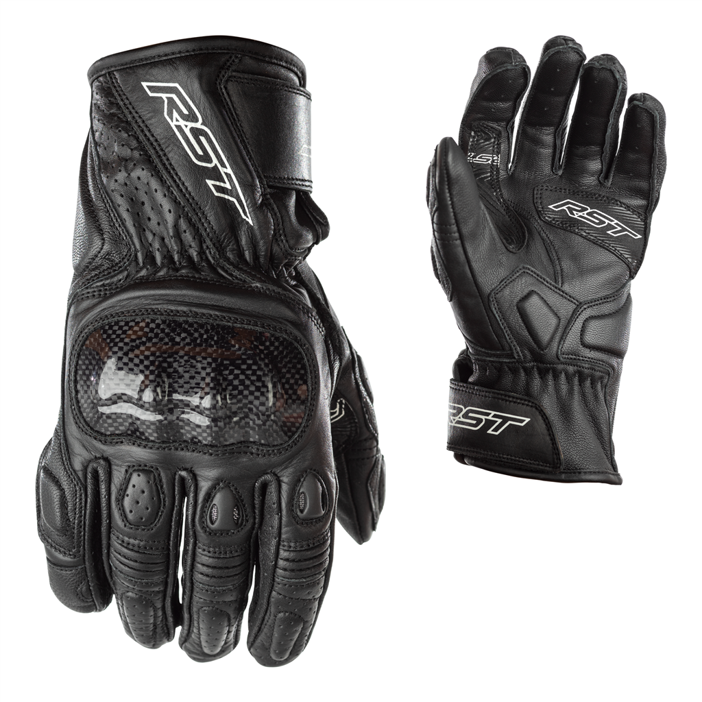 RST Stunt 3 CE Mens Glove - Black / Black