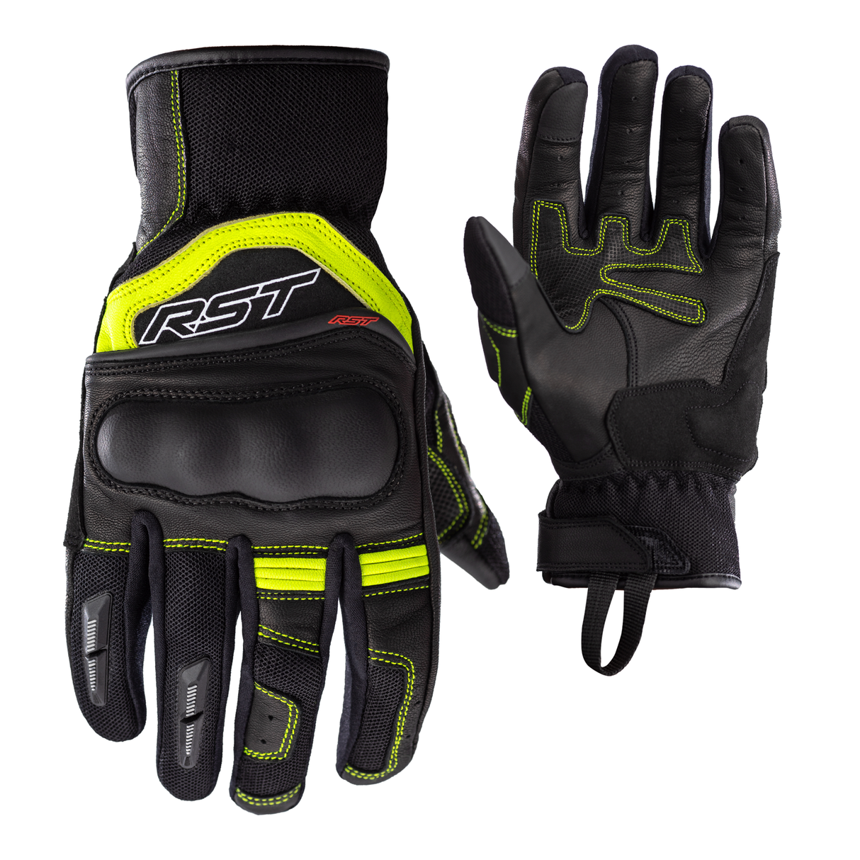 Urban Air 3 Mesh CE Mens Glove - Black / Flo Yellow