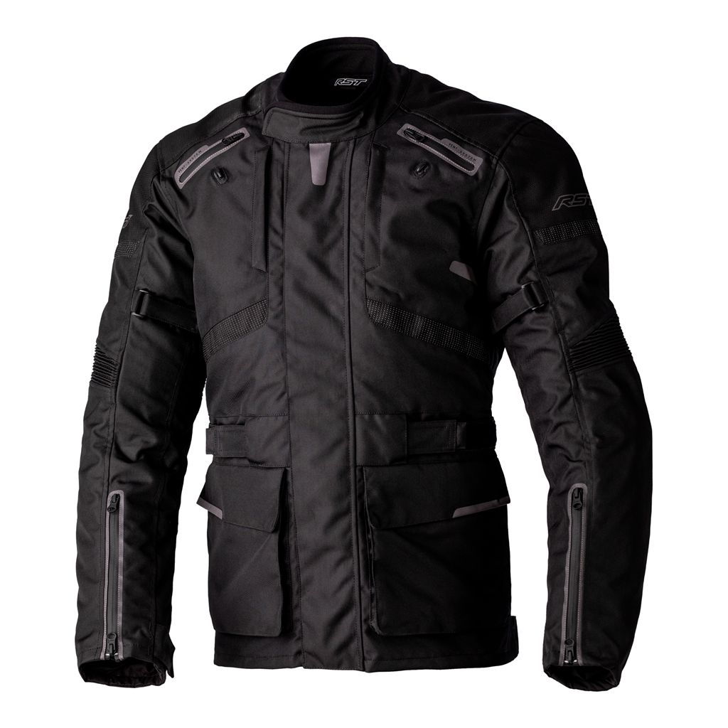 Endurance CE Mens Textile Jacket - Black / Black