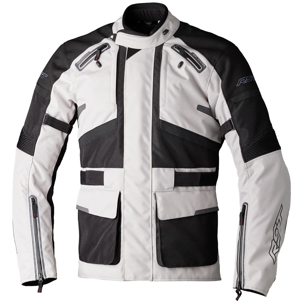 Endurance CE Mens Textile Jacket - Silver / Black