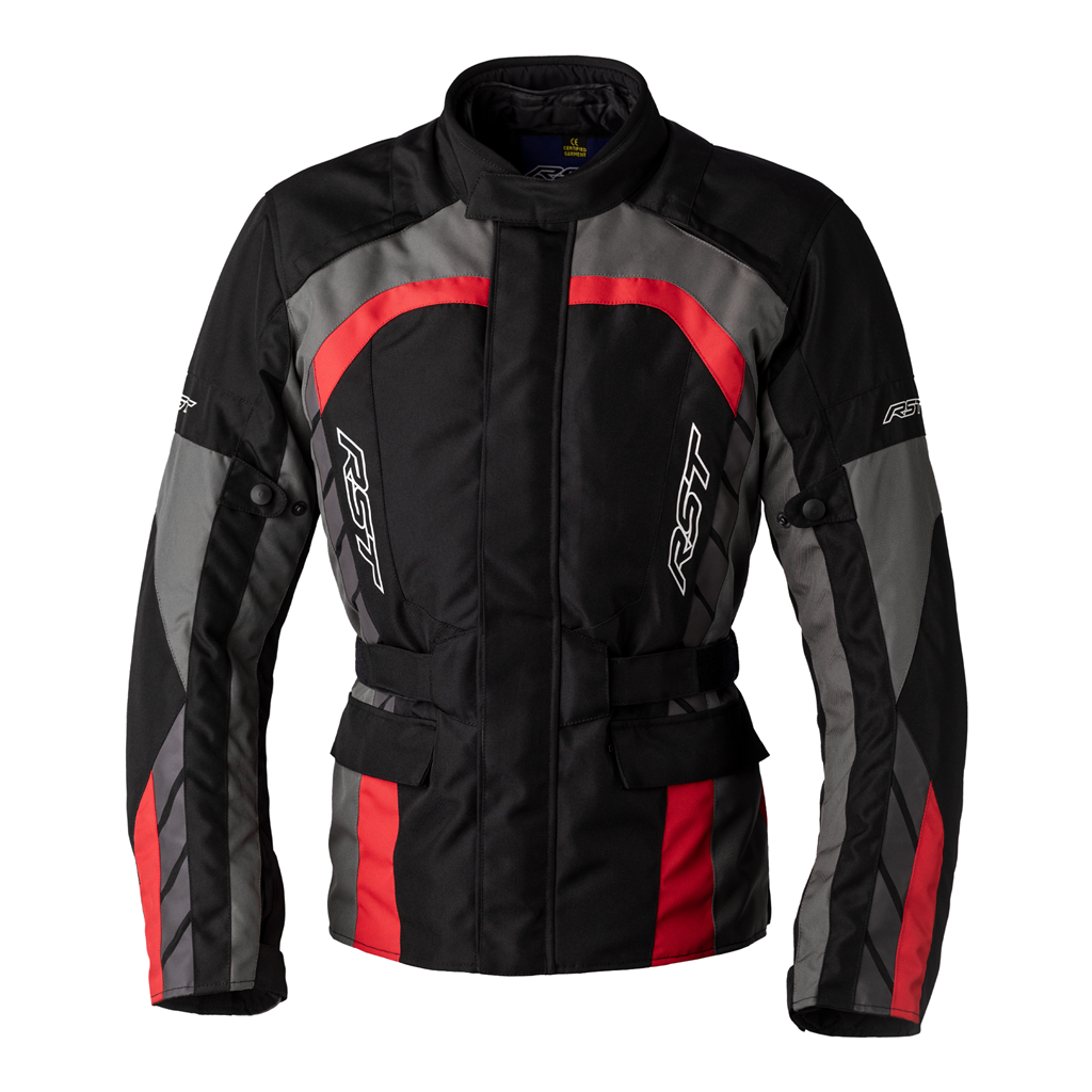 Alpha 5 CE Mens Textile Jacket - Black / Red