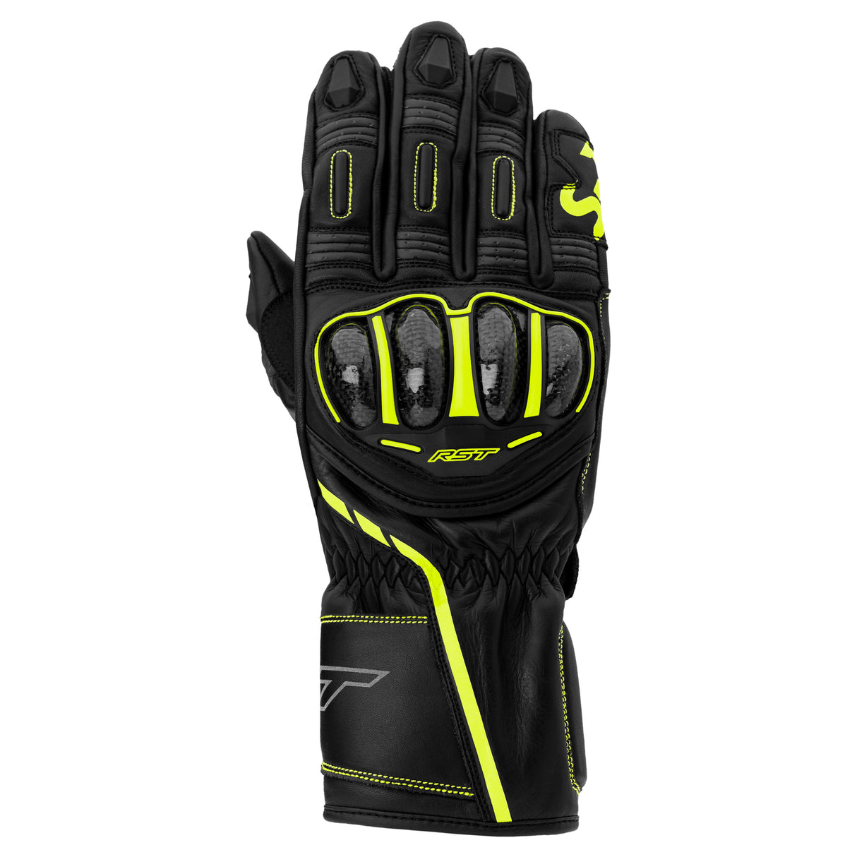 S1 CE Mens Glove - Black / Grey / Flo Yellow