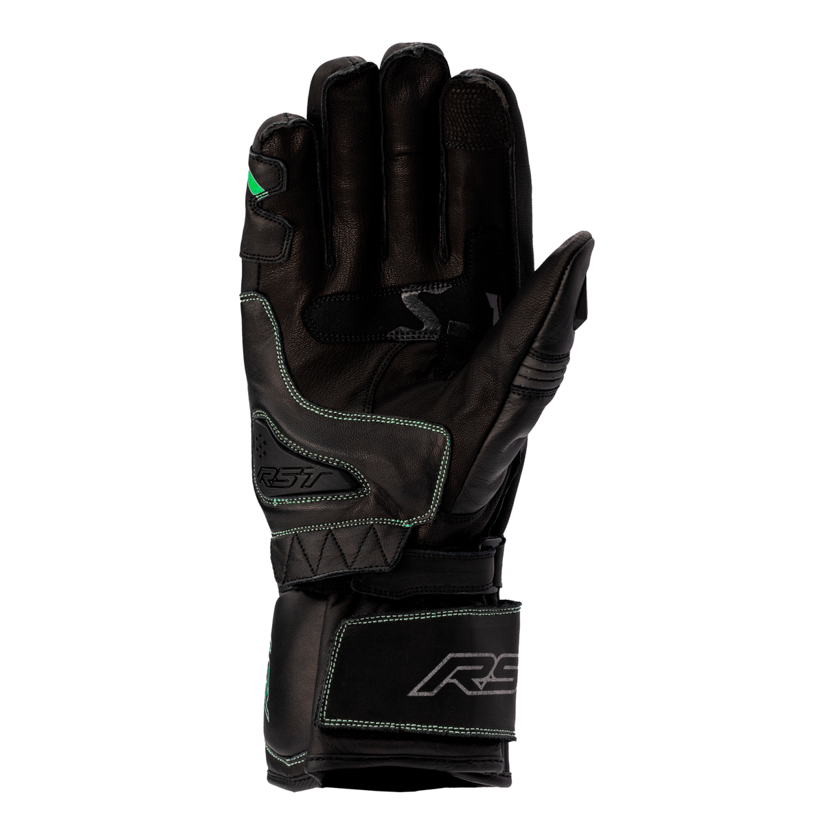 S1 CE Mens Glove - Black / Grey / Neon Green