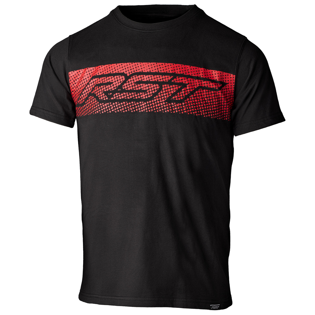 Gravel Mens T-Shirt - Black / Red