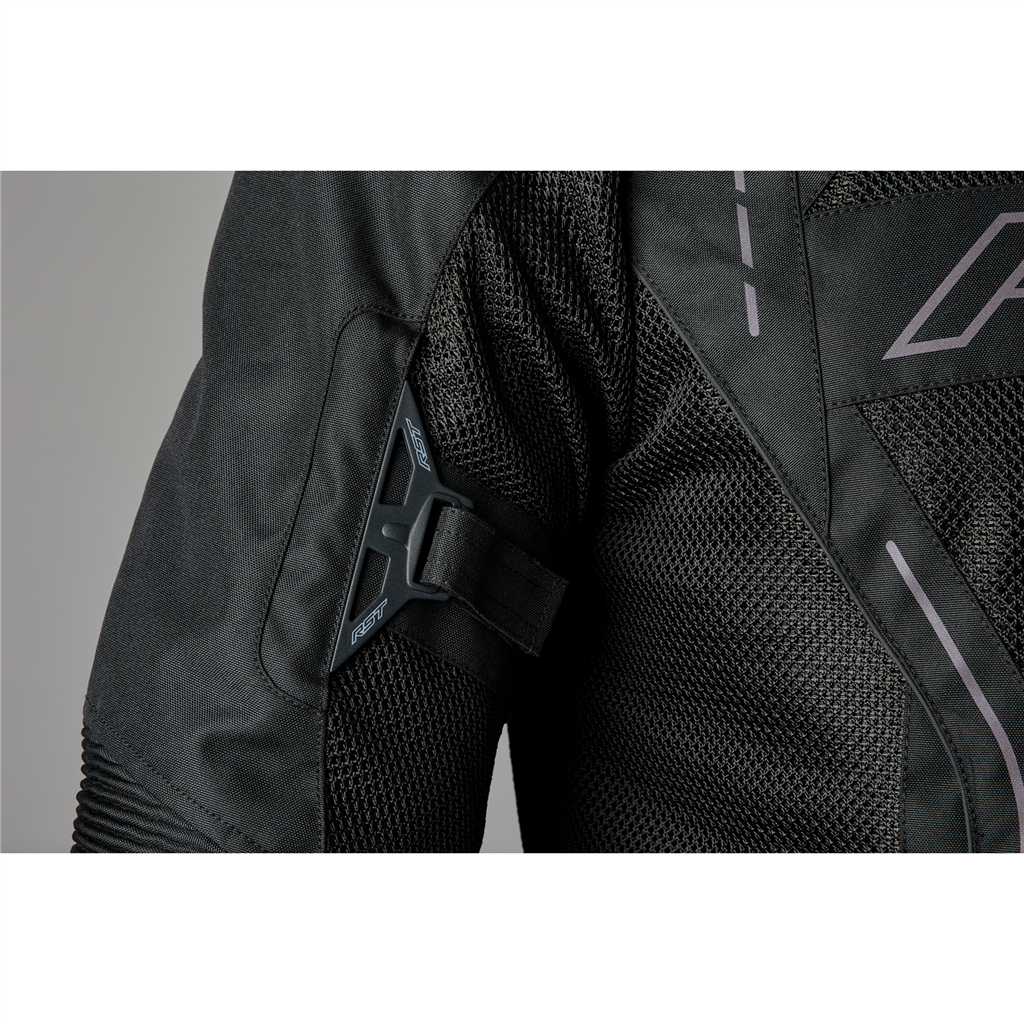 S1 Mesh CE Mens Textile Jacket - Black / Black