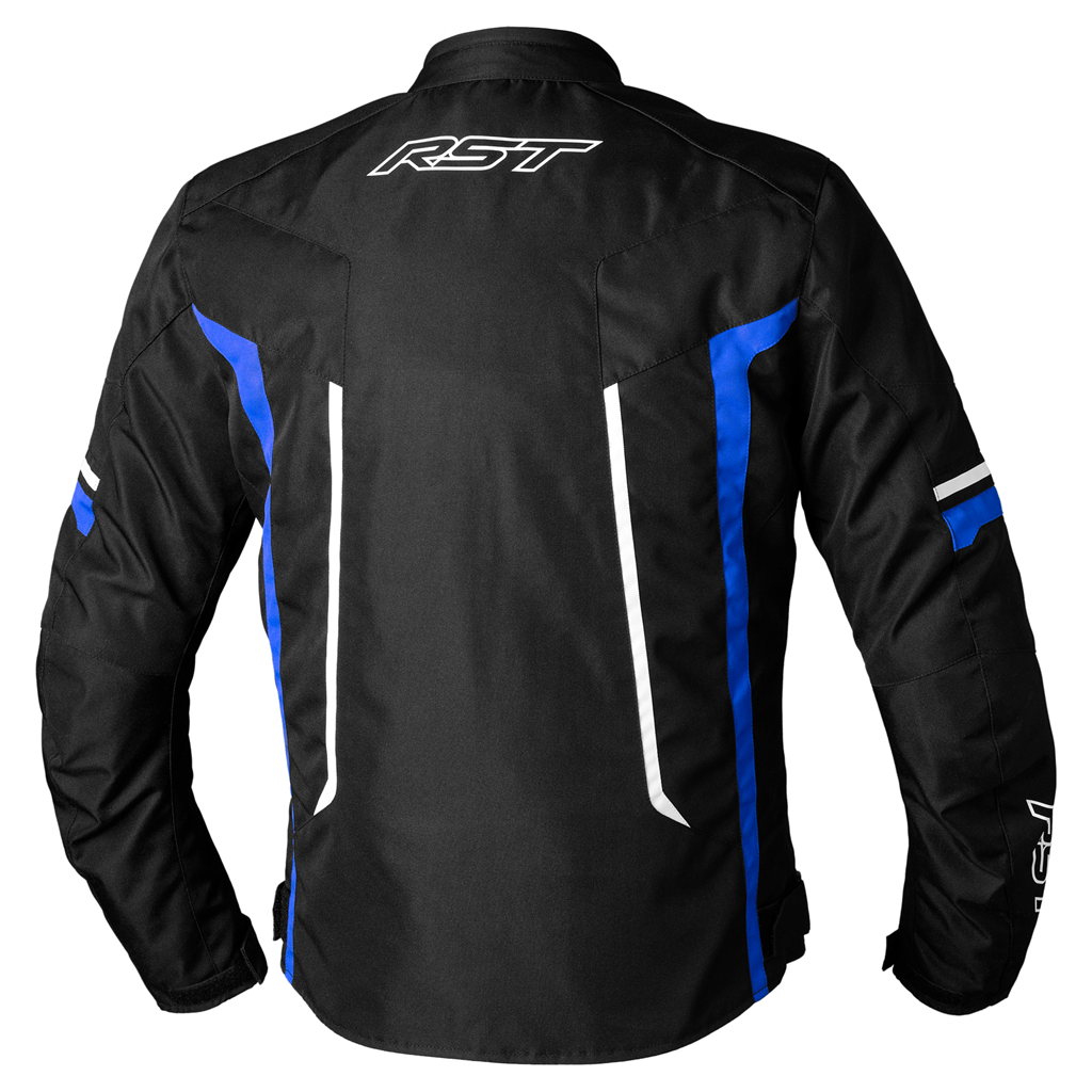 Pilot Evo CE Mens Textile Jacket - Black / Blue / White