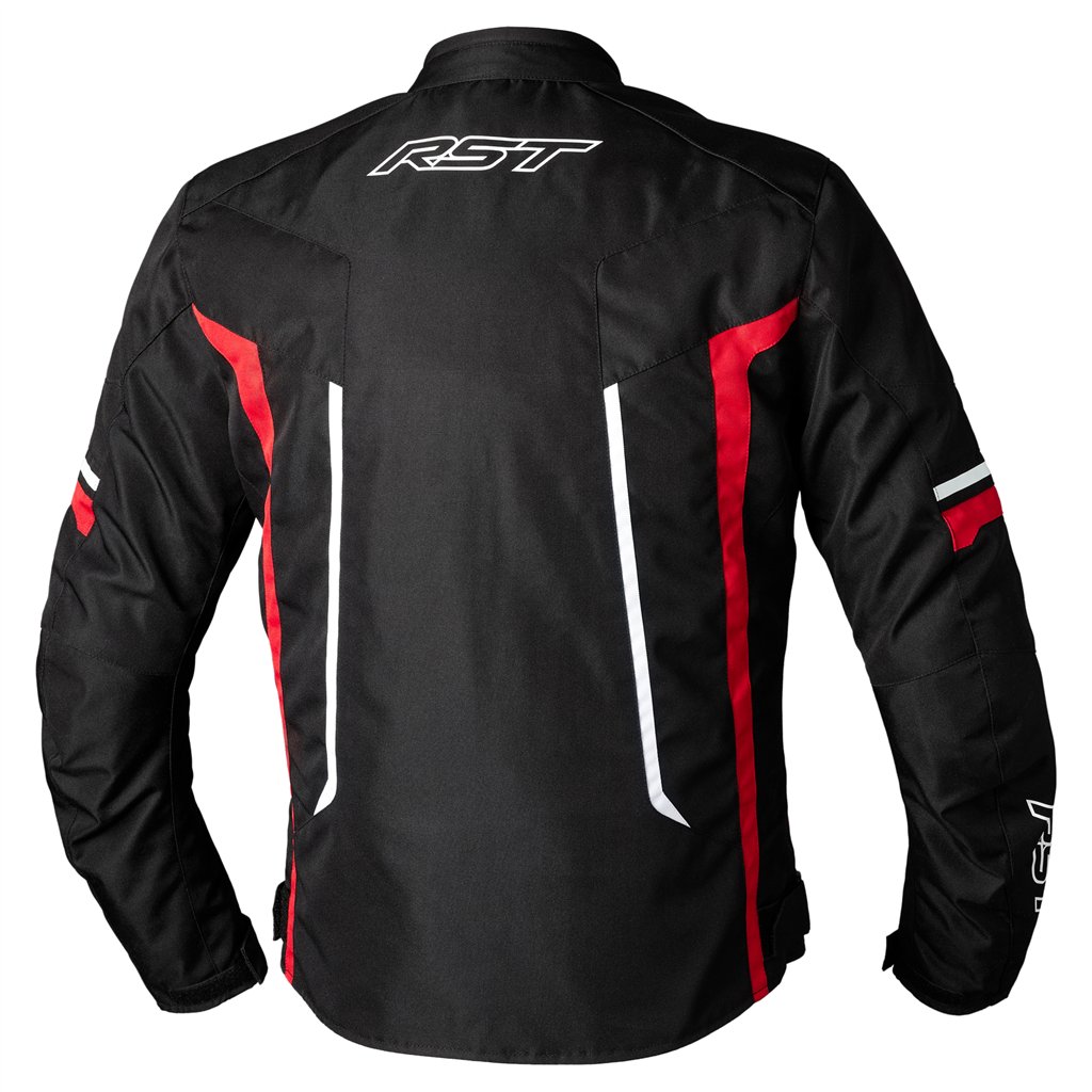 Pilot Evo CE Mens Textile Jacket - Black / Red / White