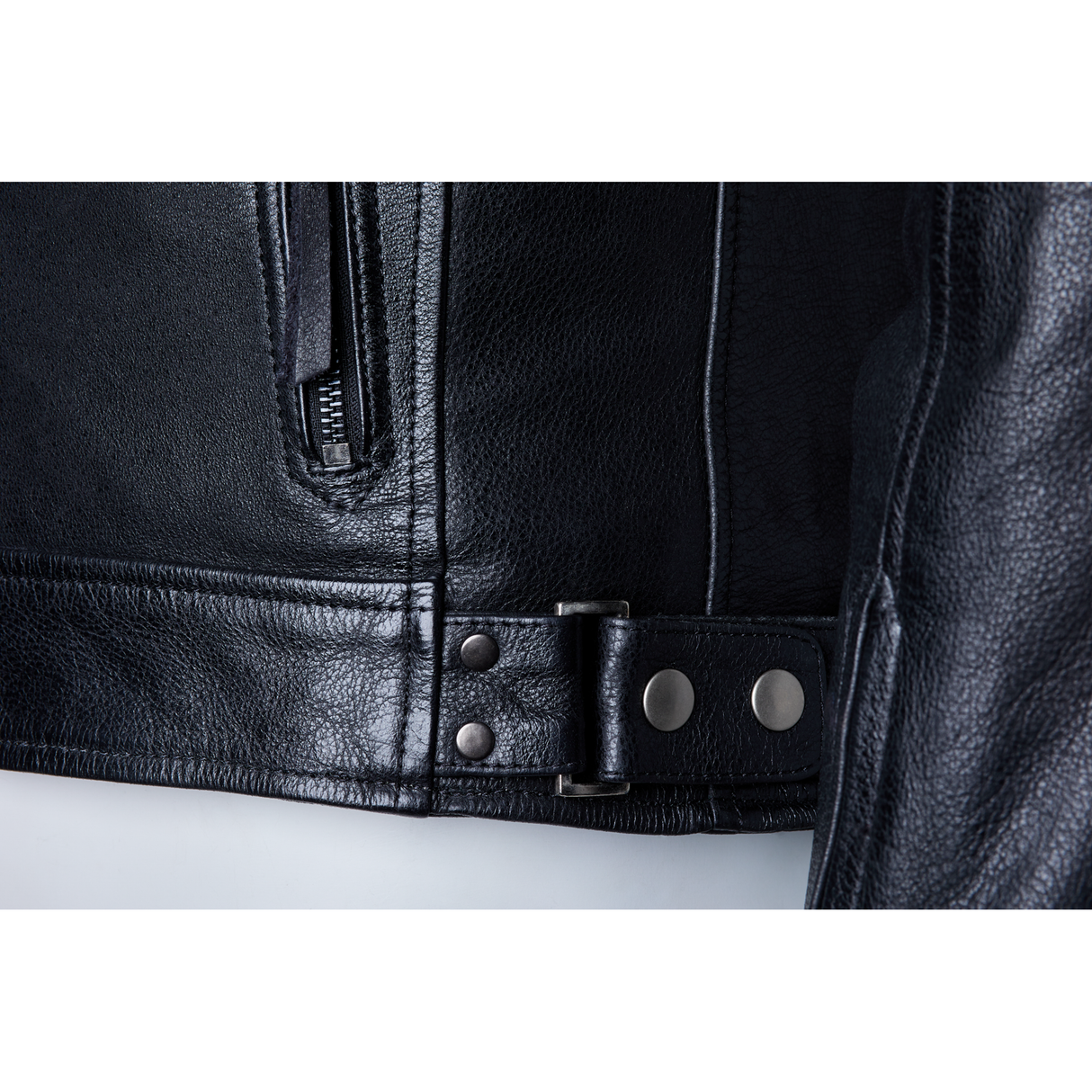 IOM TT Hillberry 2 CE Mens Leather Jacket - Black