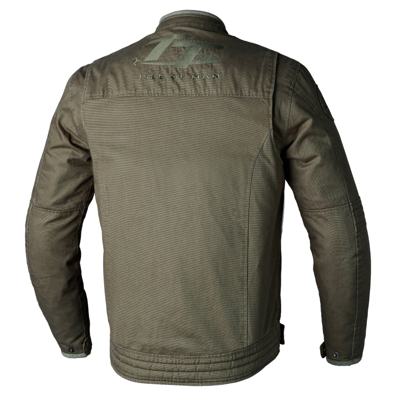 IOM TT Crosby 2 CE Mens Textile Jacket - Olive