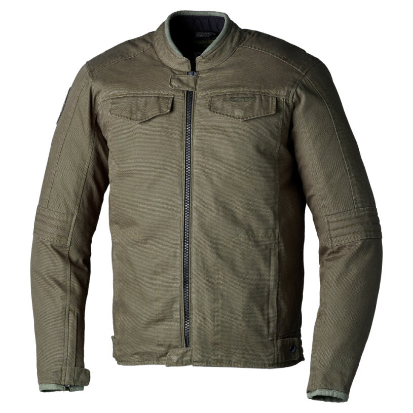 IOM TT Crosby 2 CE Mens Textile Jacket - Olive
