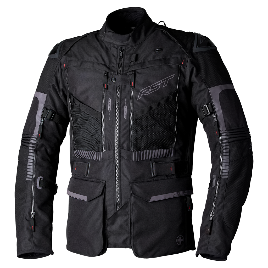 Pro Series Ranger CE Mens Textile Jacket - Black / Black