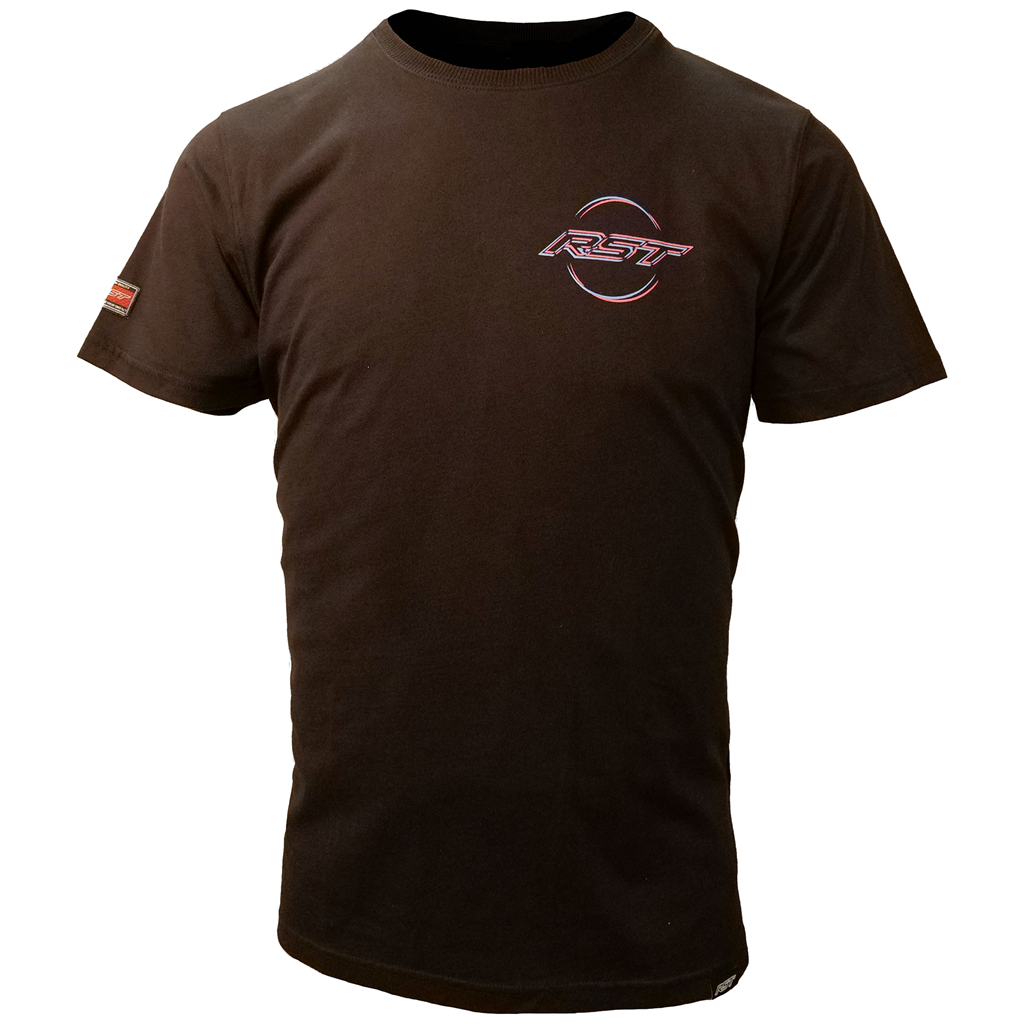 3-D Mens T-Shirt - Black / Pink / Blue
