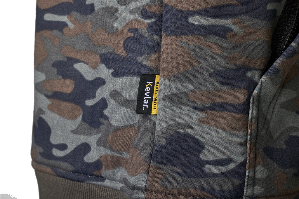 Zip Through Urban CE Mens Textile Hoodie - Camo
