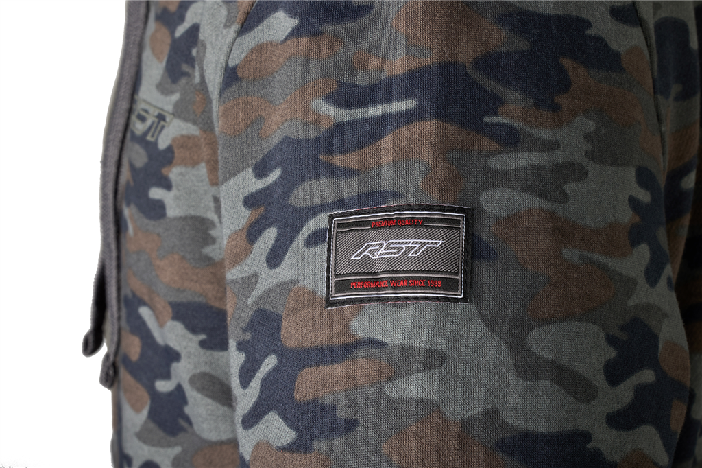 Zip Through Urban CE Mens Textile Hoodie - Camo