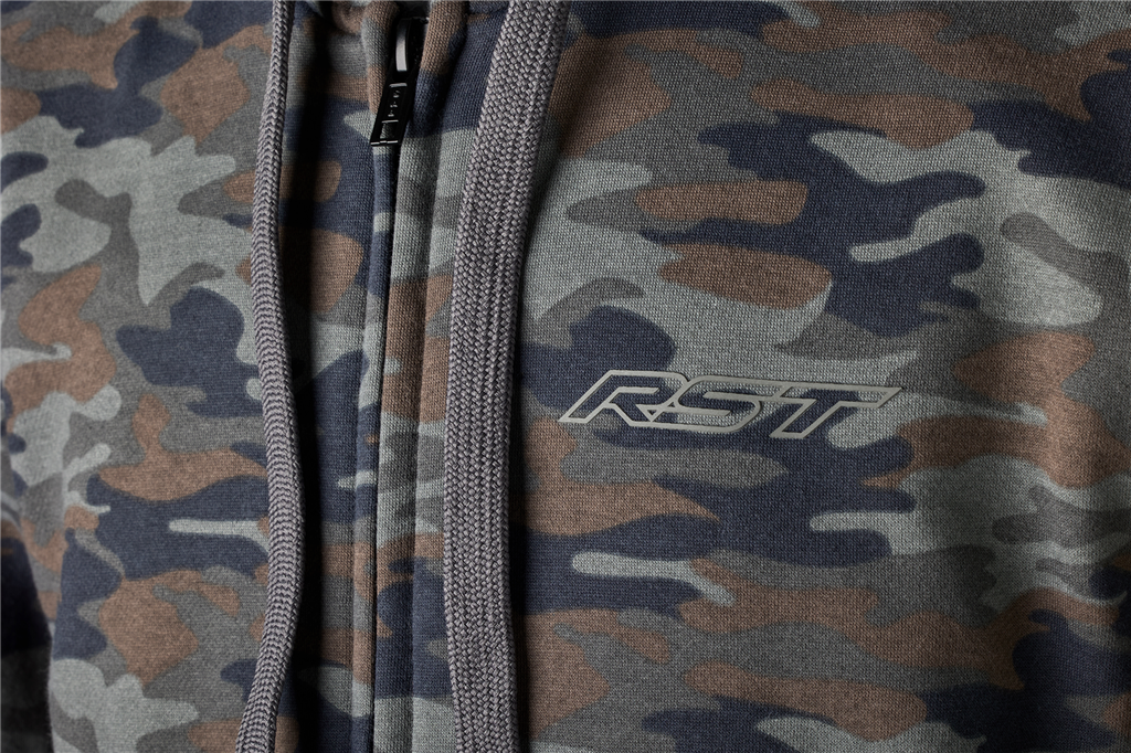 Zip Through Urban CE Mens Textile Hoodie - Camo