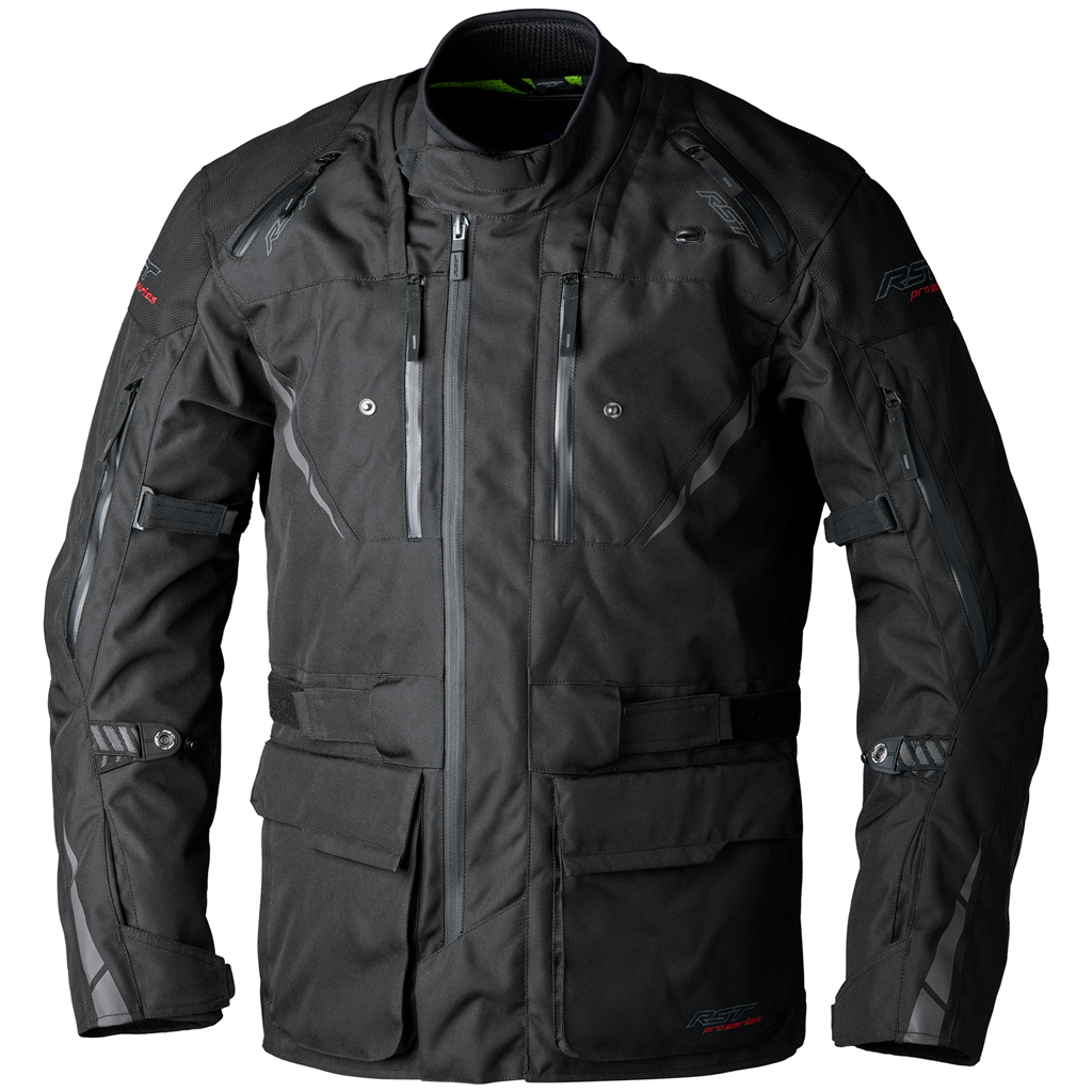 RST Pro Series Paragon 7 CE Mens Textile Jacket - Black / Black