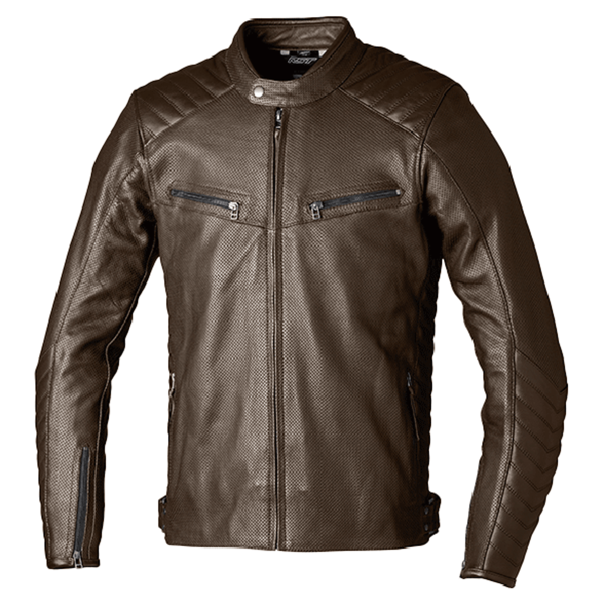 Roadster Air CE Mens Leather Jacket - Brown