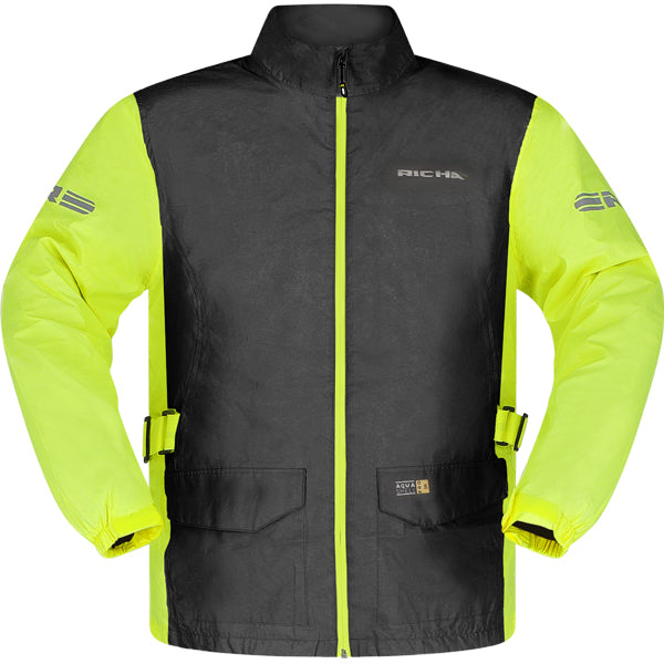 Richa Monsoon Rain Jacket - Black / Yellow