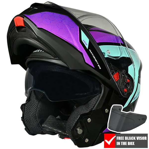SMK Gullwing V2 Sonic - Black / Purple / Teal