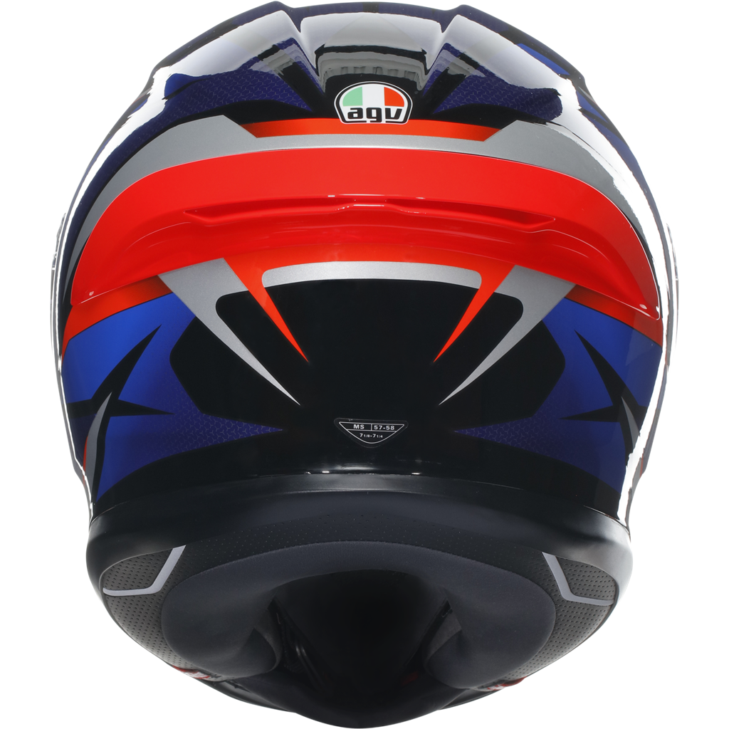 AGV K6-S Slashcut - Black / Blue / Red
