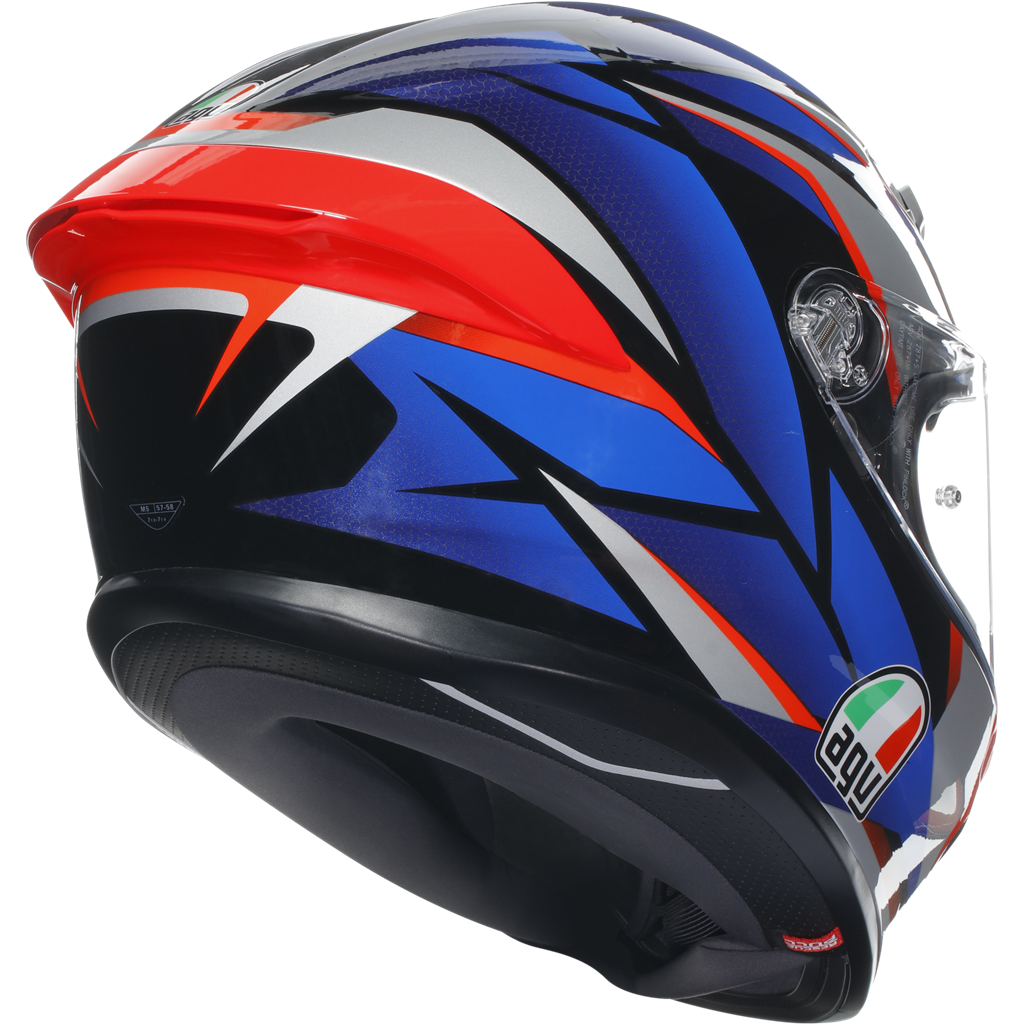 AGV K6-S Slashcut - Black / Blue / Red