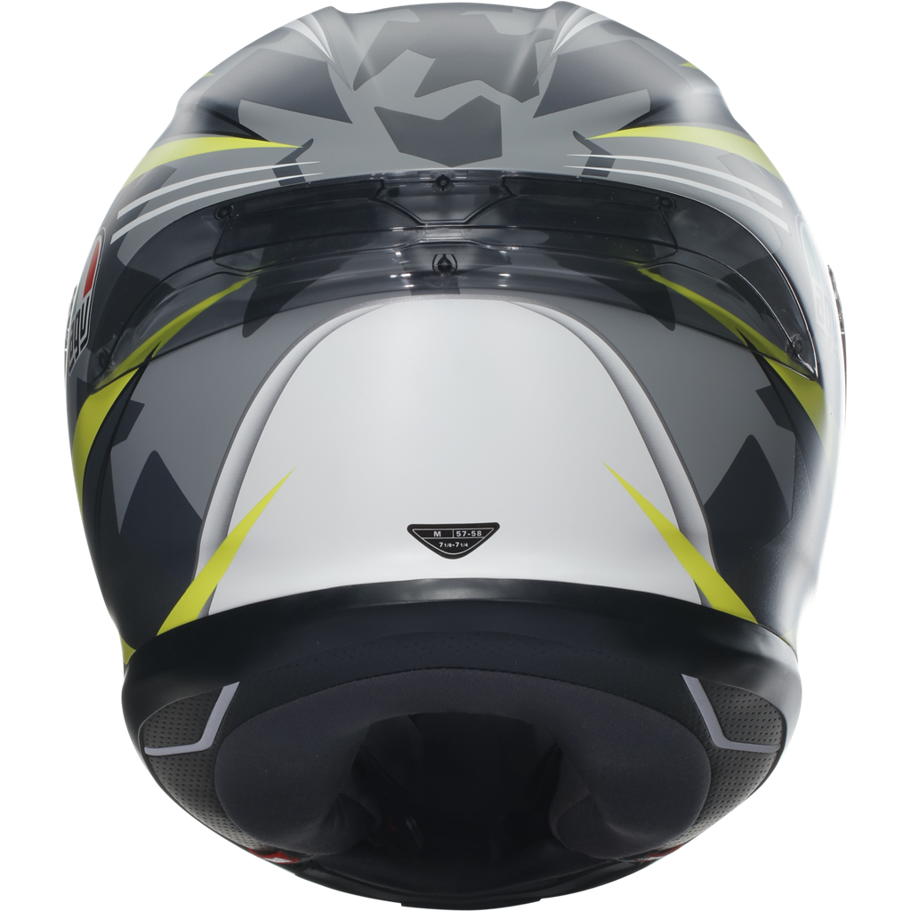 AGV K6-S Excite - Grey / Flo Yellow