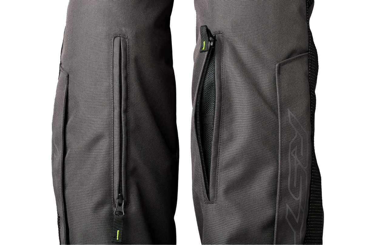 Endurance CE Mens Textile Jean - Graphite / Flo Yellow