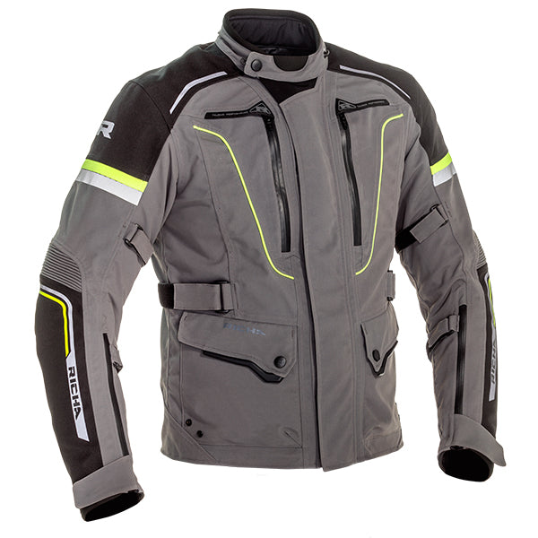 Richa Infinity 2 Pro Jacket - Titanium / Flo Yellow