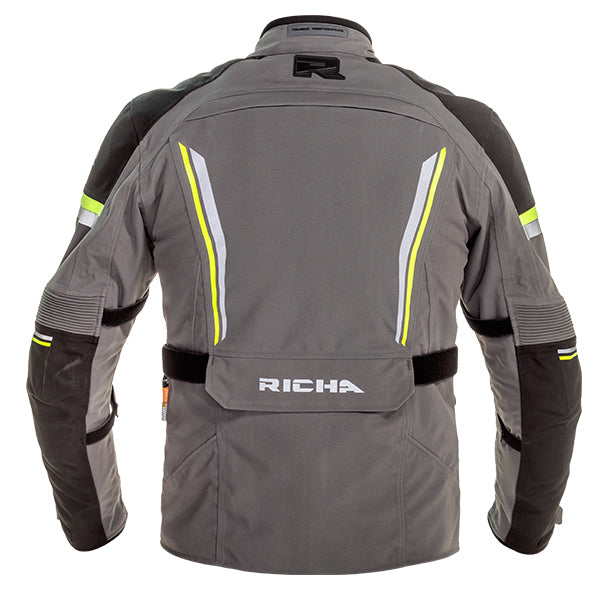 Richa Infinity 2 Pro Jacket - Titanium / Flo Yellow