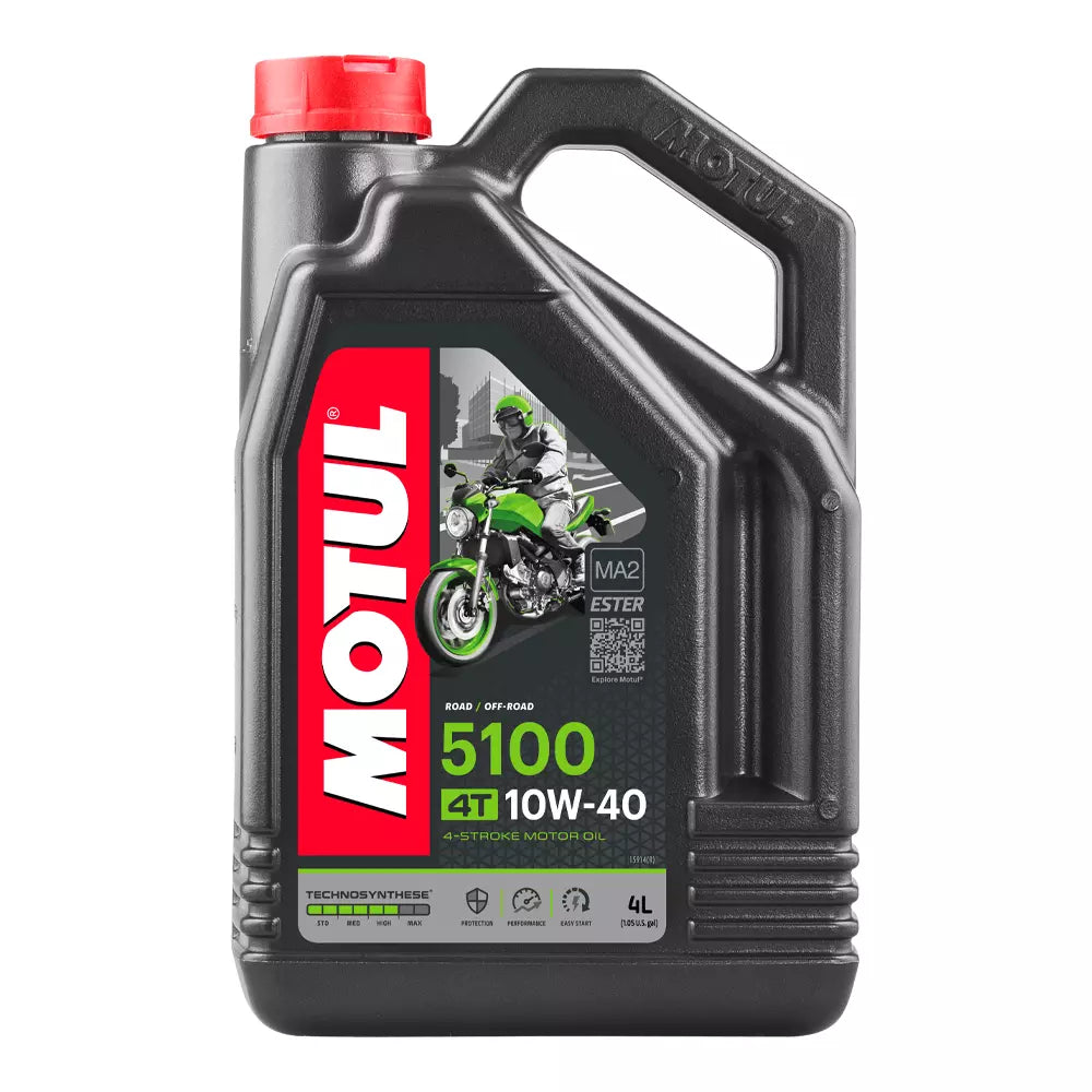 Motul 5100 Semi-Synthetic 10W-40 4-Stroke Engine Oil - 4L