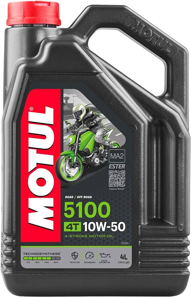 Motul 5100 Semi-Synthetic 10W-50 4-Stroke Engine Oil - 4L