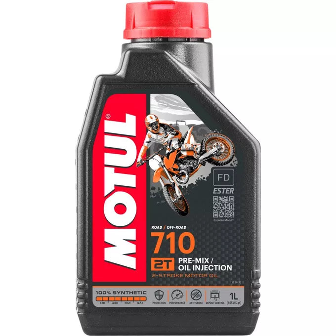 Motul 710 Synthetic 2-Stroke Engine Oil - 1L