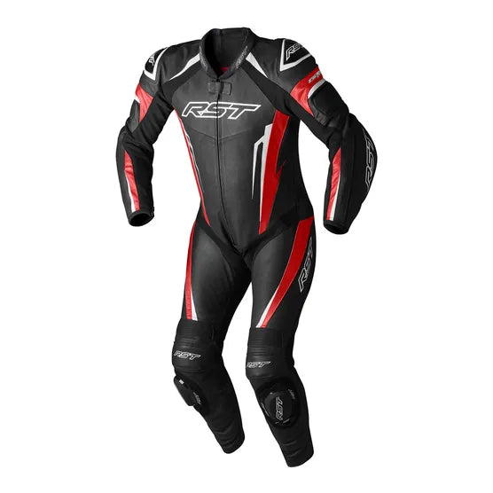 Tractech Evo 5 CE Mens Leather Suit - Red / Black / White