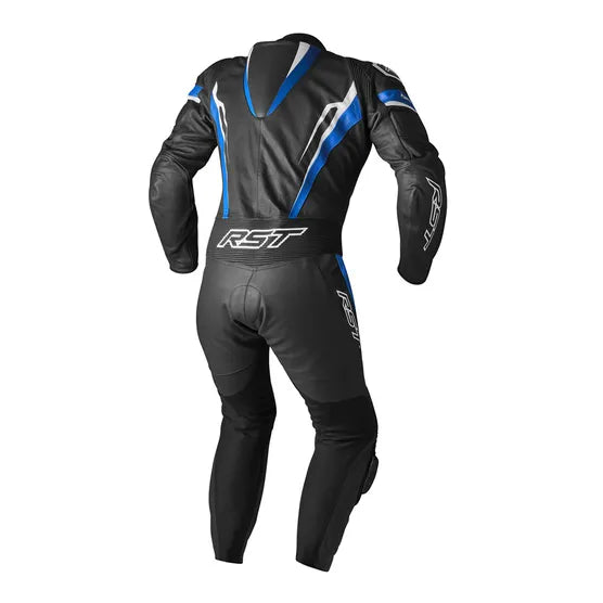 Tractech Evo 5 CE Mens Leather Suit - Blue / Black / White