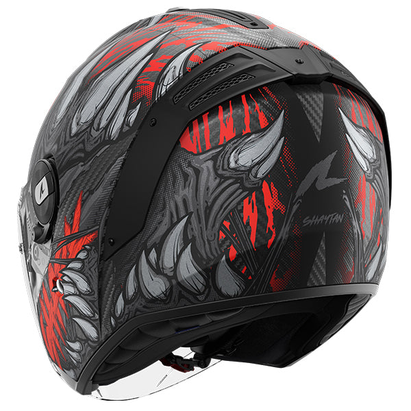 Shark RS Jet Carbon Shaytan Matt - Red / Anthracite