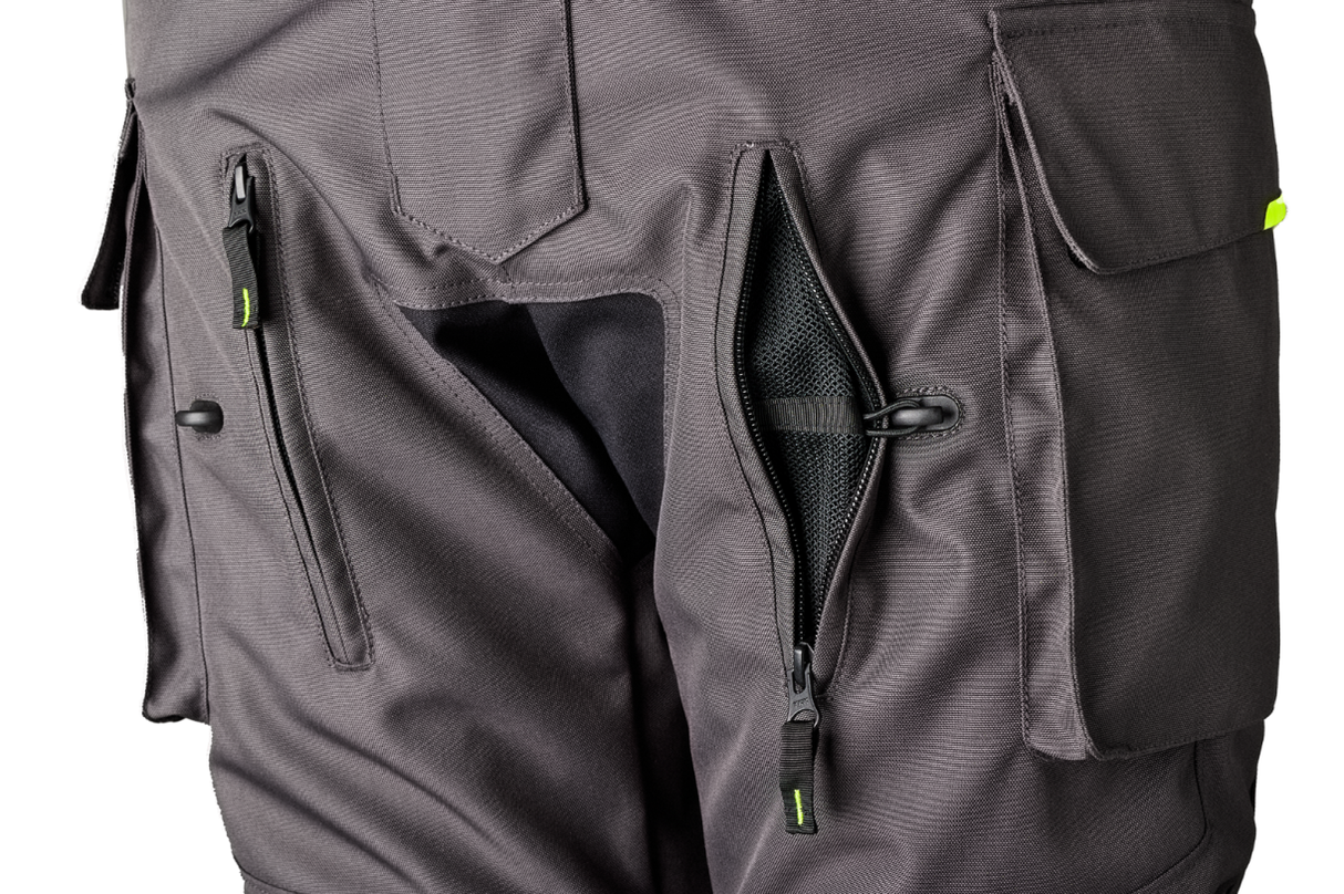 Endurance CE Mens Textile Jean - Graphite / Flo Yellow