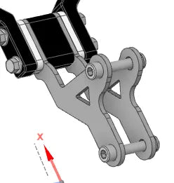 Carpe Iter Yamaha Tenere 700 GPS Bracket (TFT dash) - Frame Mount