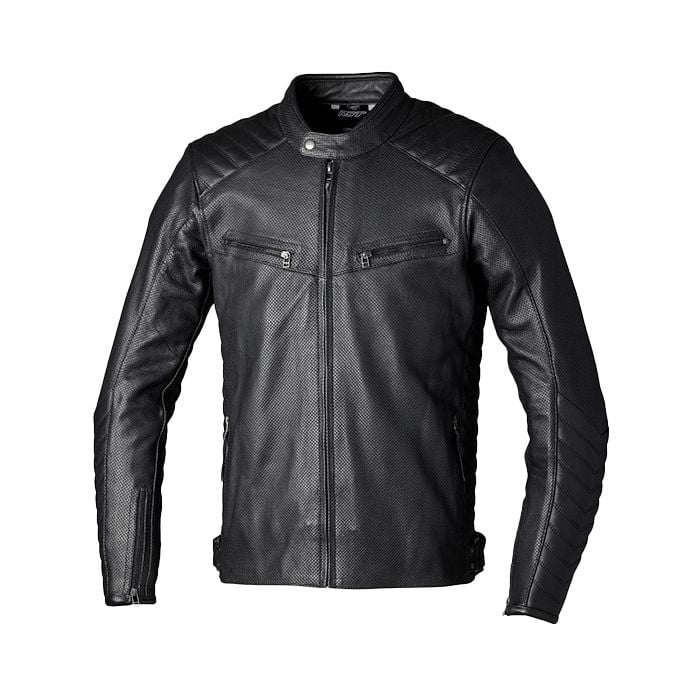 Roadster Air CE Mens Leather Jacket - Black