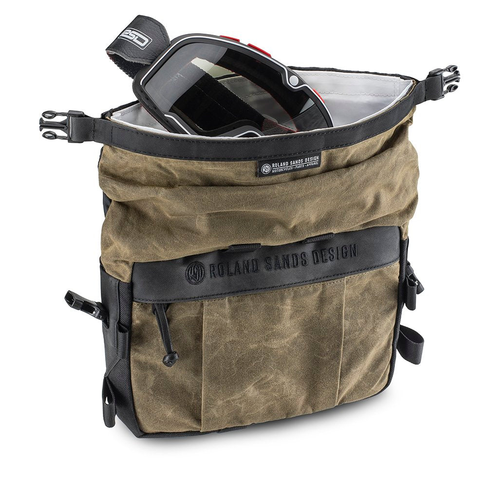 Kriega Roland Sands Design Roam Handlebar Bag - Black