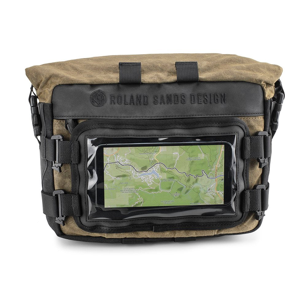 Kriega Roland Sands Design Roam Handlebar Bag - Black