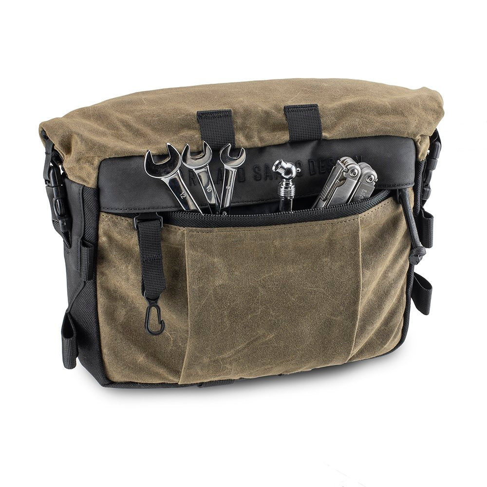 Kriega Roland Sands Design Roam Handlebar Bag - Black