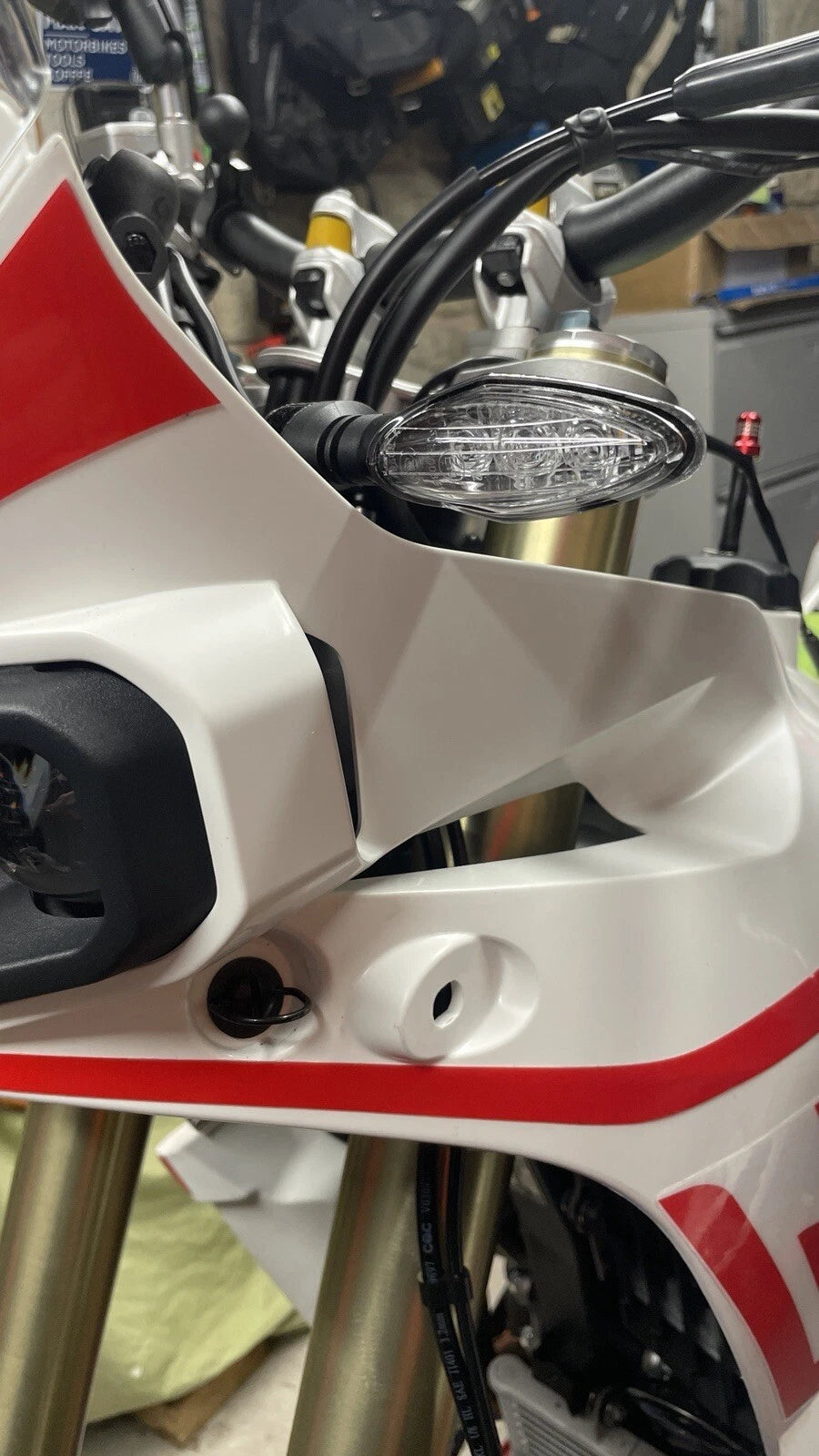 Kove 450 Rally - Indicator Relocation Kit