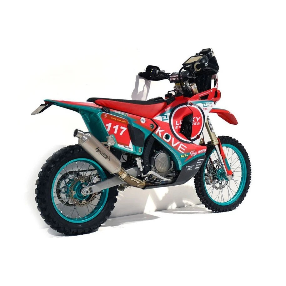 Kove 450 Rally - HP Corse SP-2 400 Titanium Slip-On (Road Legal)