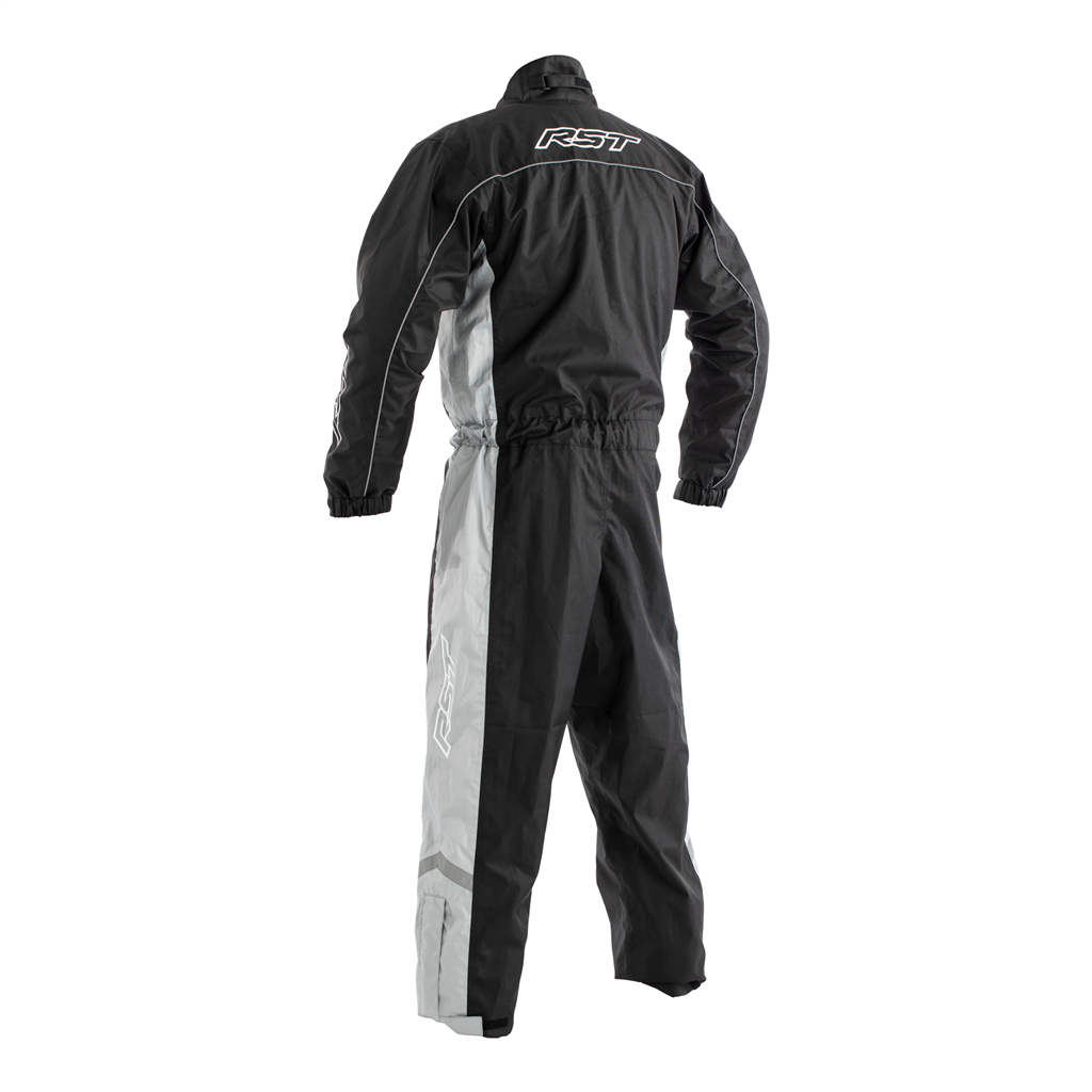 Hi-Vis Waterproof Suit - Black / Grey