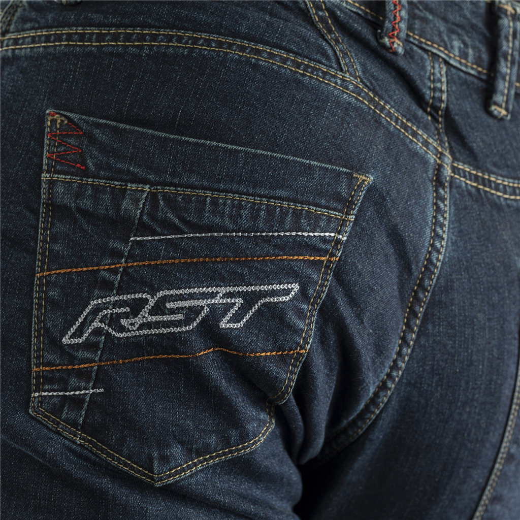 Straight Leg 2 CE Mens Textile Jean Short Leg - Dark Blue Denim