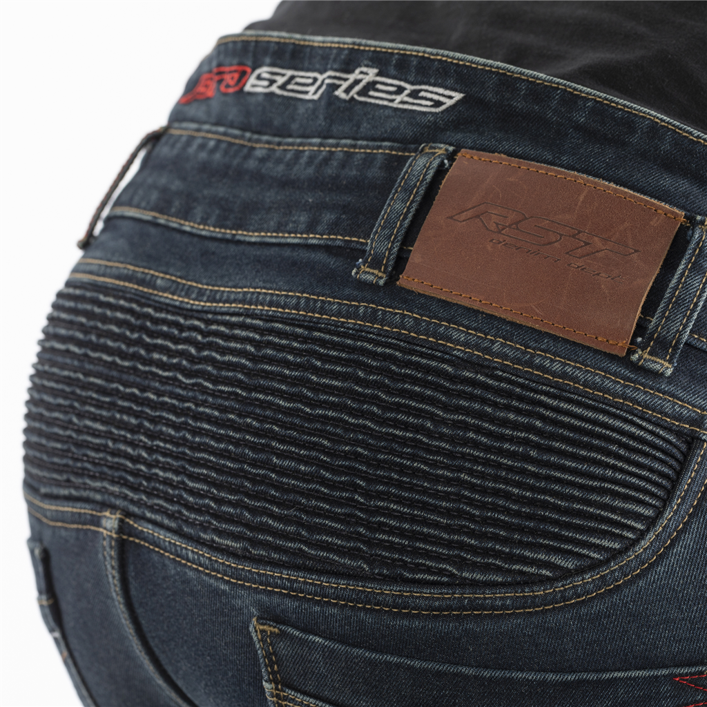 RST Kevlar® Tech Pro Short Leg CE Mens Textile Jeans - Dark Wash Blue