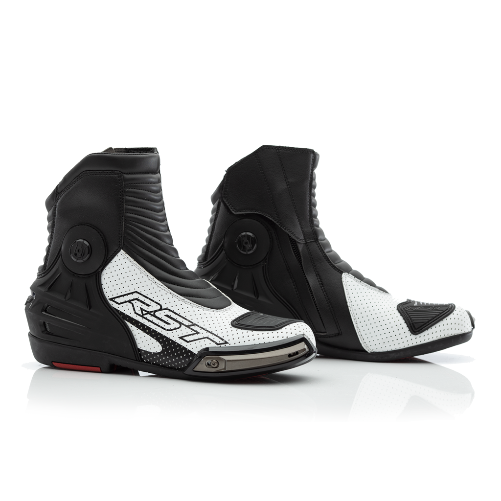 Tractech Evo 3 Short CE Mens Boot - White / Black