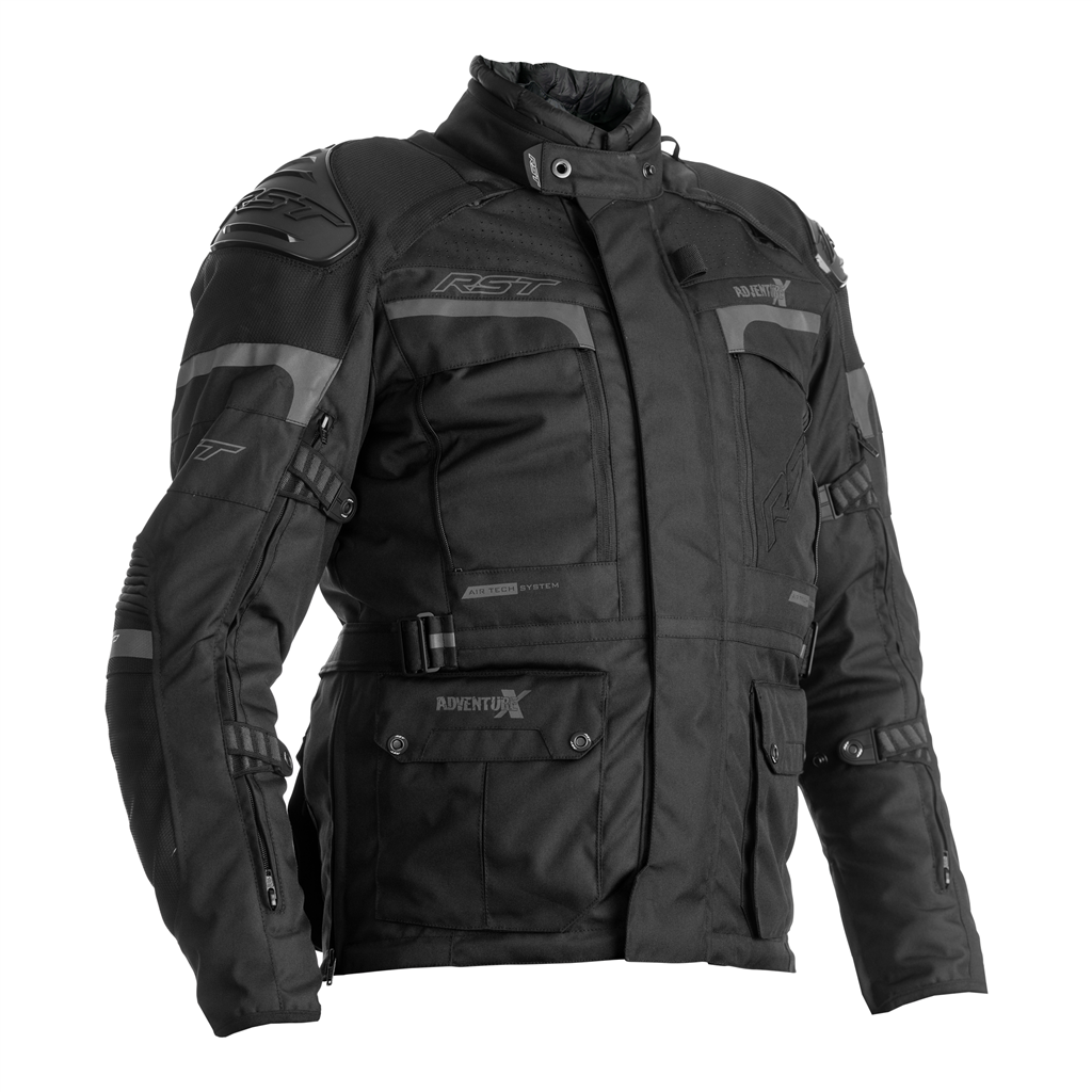 Pro Series Adventure-X CE Mens Textile Jacket - Black / Black